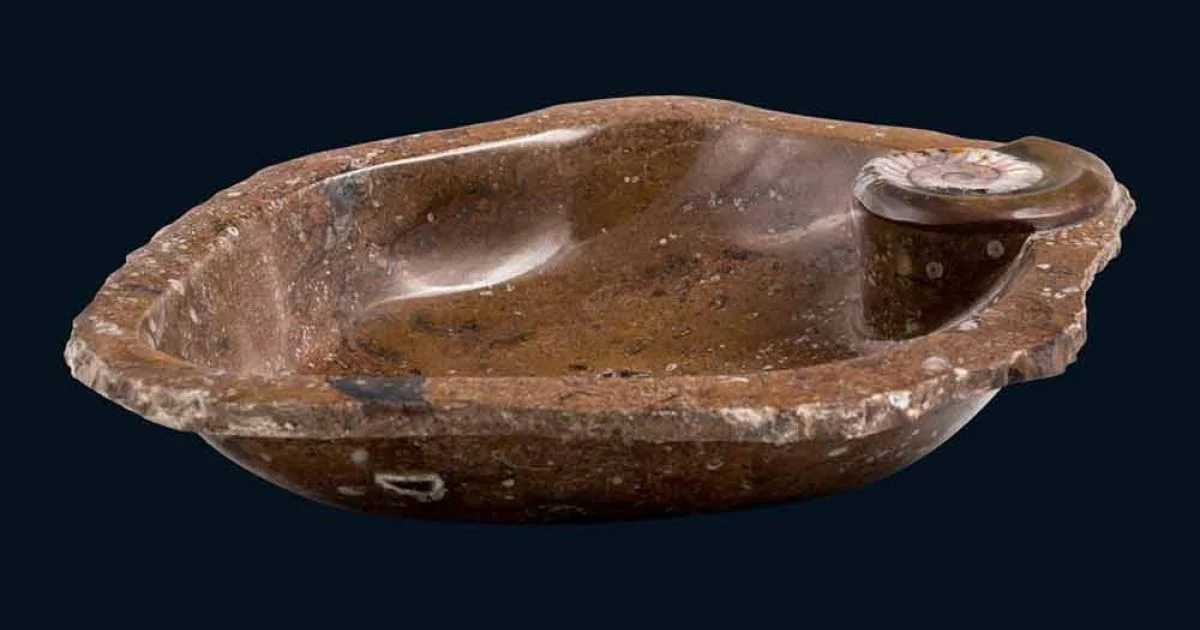 Lavabo di design in marmo da incasso / da appoggio Samir, pezzo unico