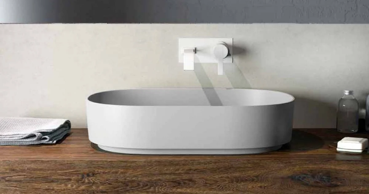 Lavabo da appoggio di design made in Italy, Formicola