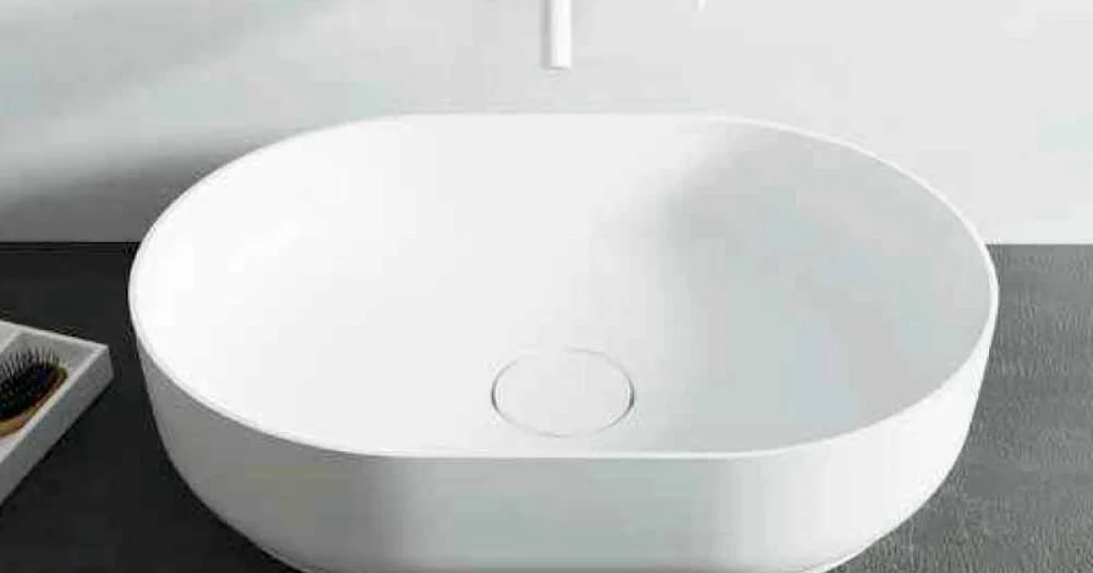 Lavabo freestanding di design da bagno fatto in Italia Dalmine Medium