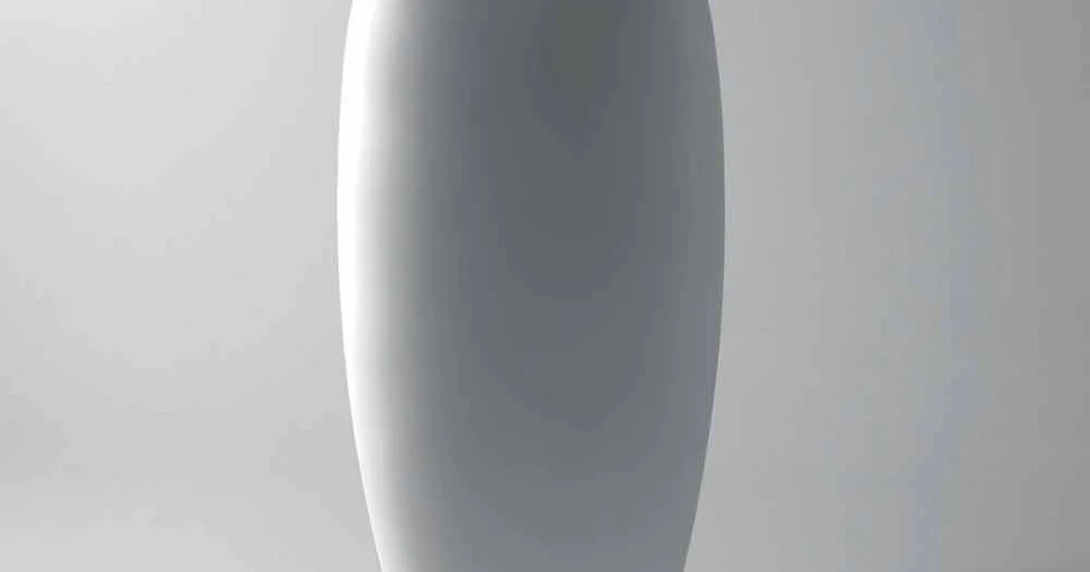 Lavabo freestanding in ceramica design moderno Gais, fatto in Italia