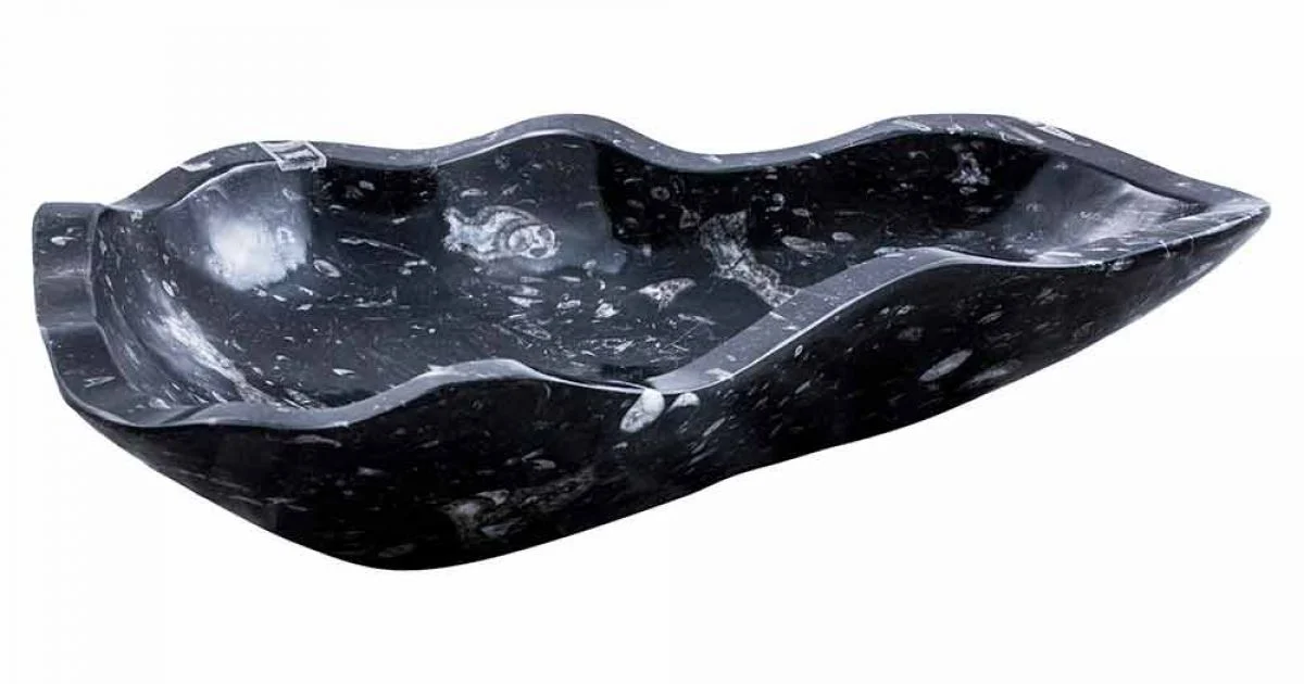Lavabo in Marmo con Fossili da Appoggio Moderno – Burgeo