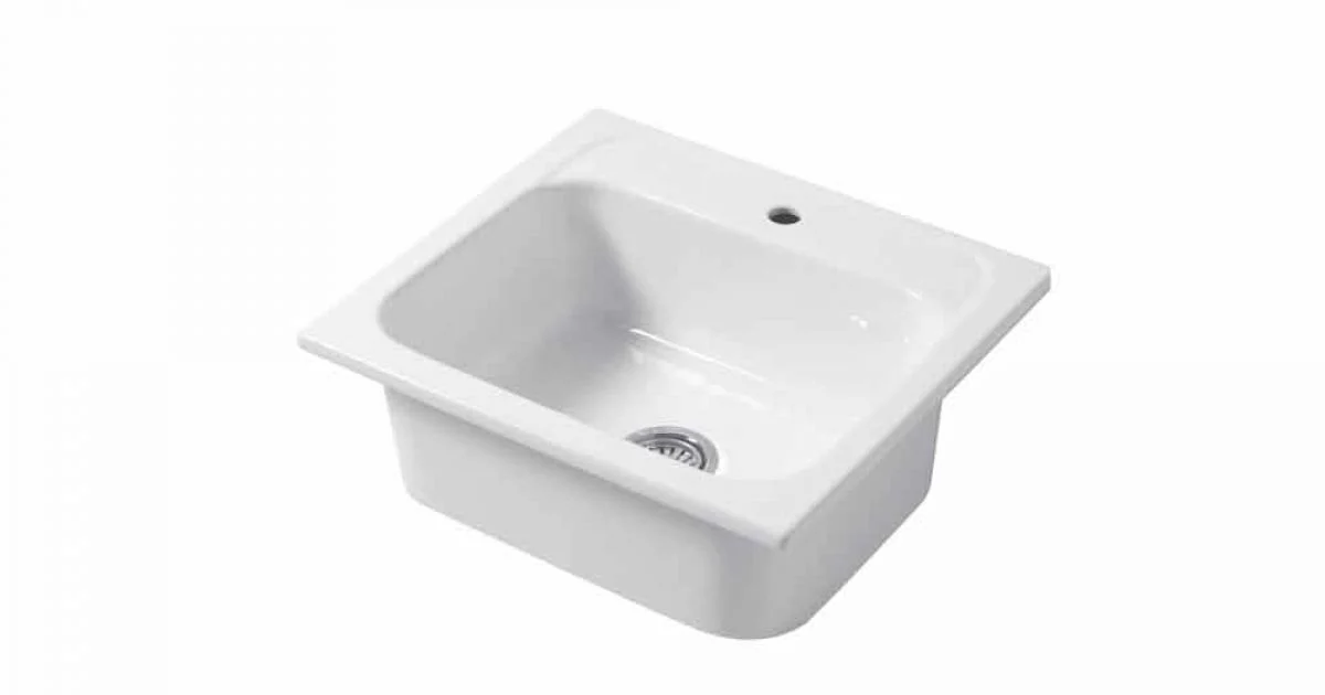 Lavabo Monoforo in Ceramica Colorata da Appoggio e Incasso Capri