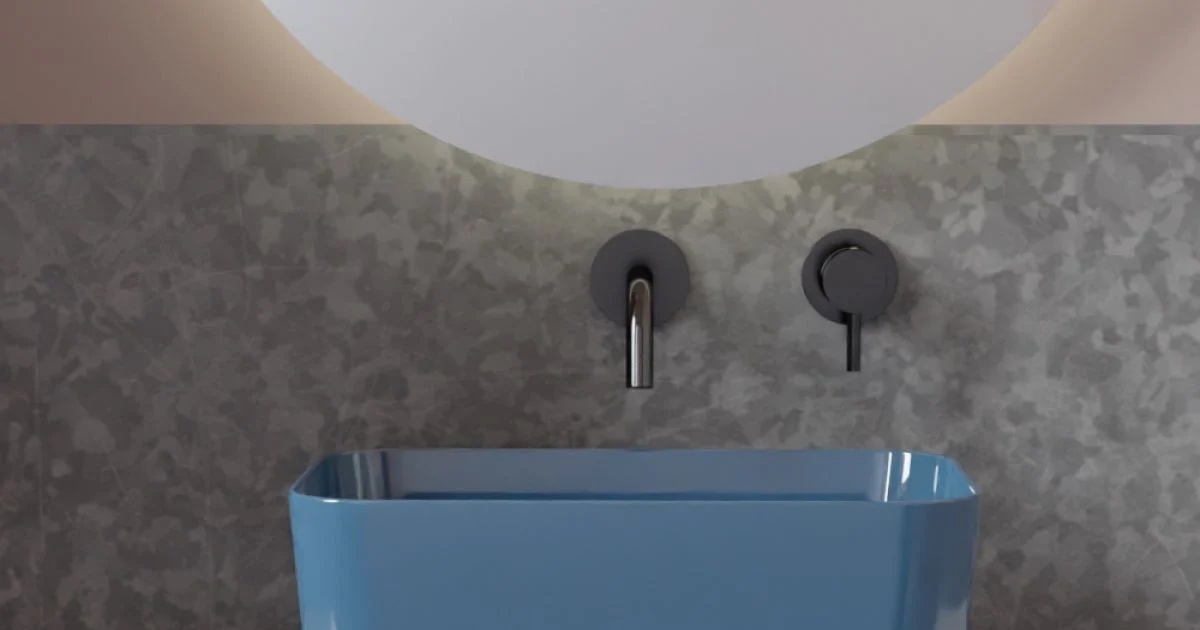 Lavabo Realizzato in Ceramica Disponibile in Diversi Colori Made in Italy - Cesta