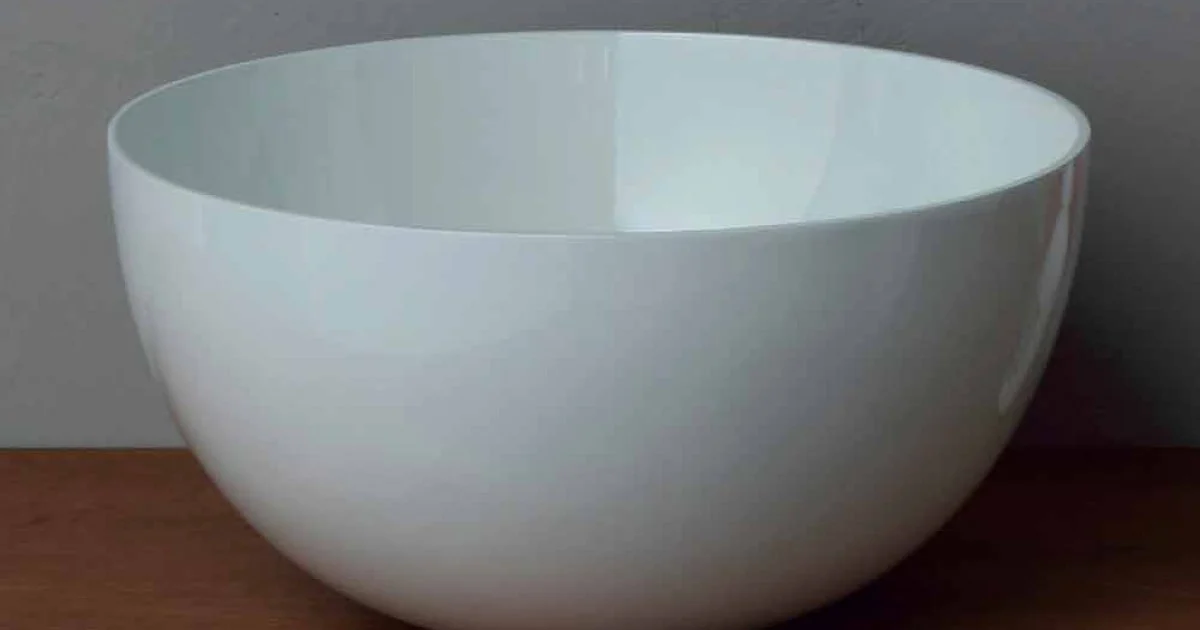 Lavabo rotondo da appoggio in ceramica design moderno Star Round 40 cm