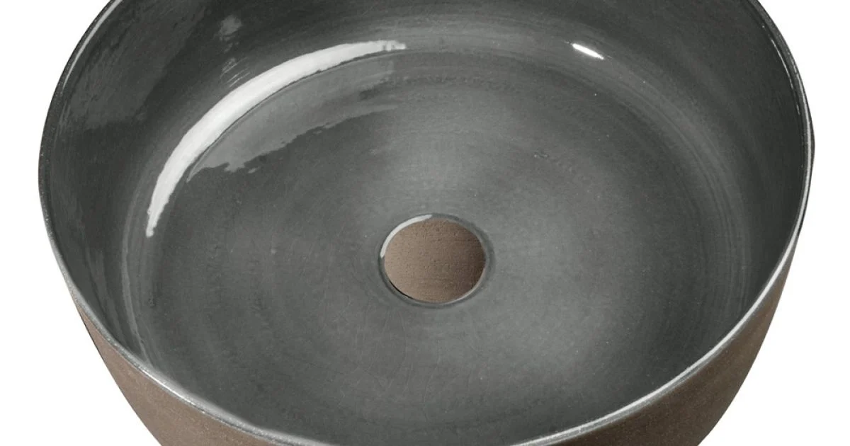 Lavabo Bagno da Appoggio in Argilla Tornito a Mano Made in Italy - Tatiana