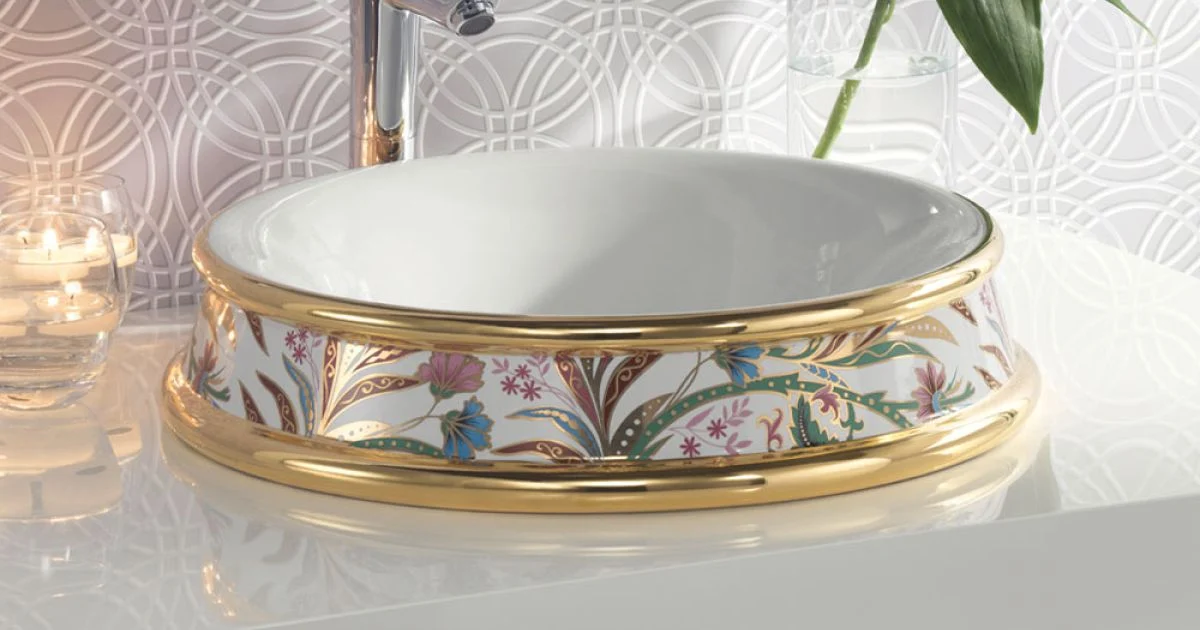 Lavabo Semincasso in Diverse Finiture in Fire Clay Made in Italy - Erasmo