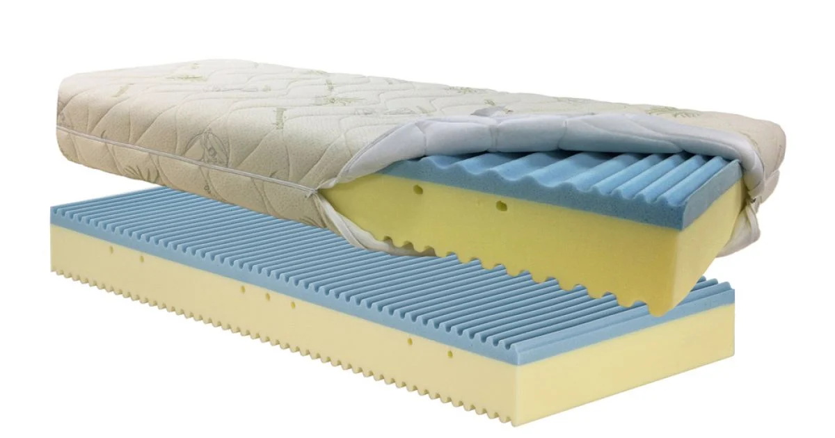 Materasso Singolo a 7 Zone di Portanza Bio Forma Made in Italy - Dual