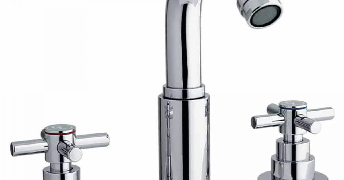 Miscelatore a 3 Fori Classico in Ottone Cromato Made in Italy - Zumbo