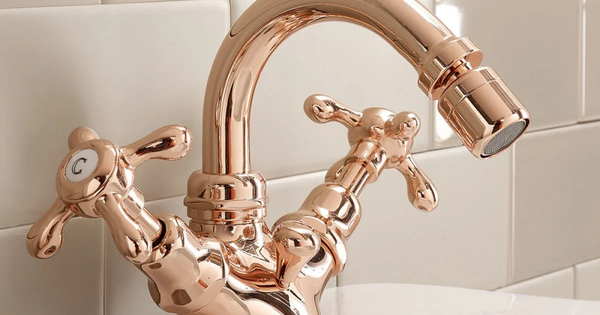 Miscelatore Bidet Monoforo di Design Vintage in Ottone Made in Italy – Klarisa