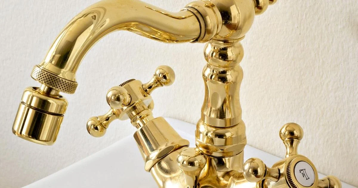 Miscelatore Bidet Monoforo Stile Vintage in Ottone Made in Italy – Ursula