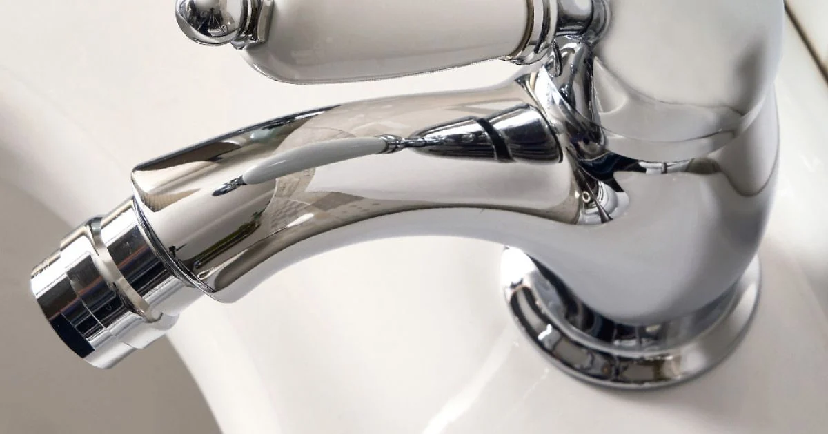 Miscelatore Bidet Stile Classico in Ottone Fatto a Mano con Leva - Noriana
