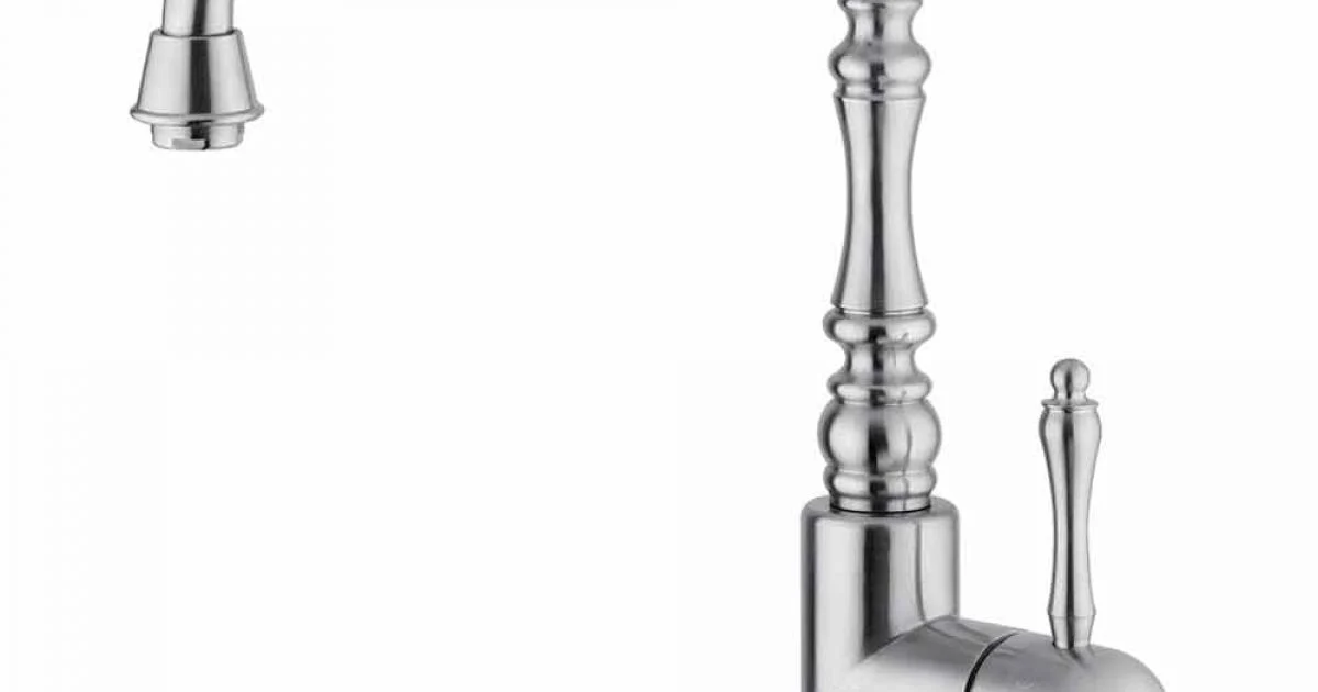 Miscelatore Classico per Lavabo da Cucina in Acciaio Inox Made in Italy - Dono