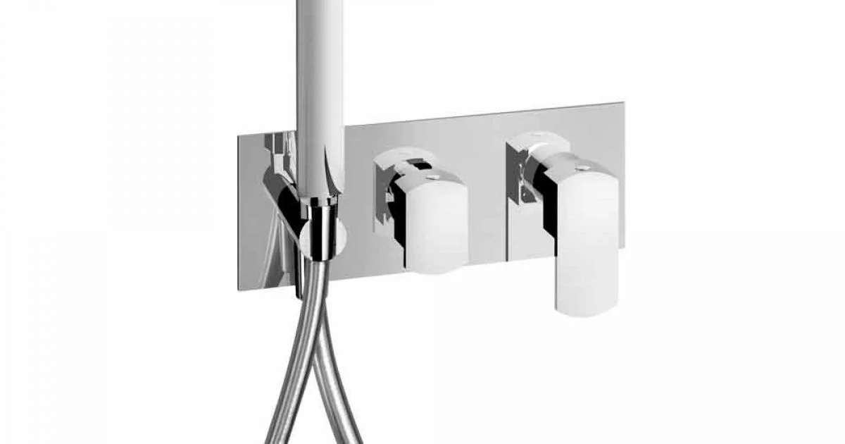 Miscelatore Doccia a Incasso Design Moderno in Ottone Made in Italy - Sika