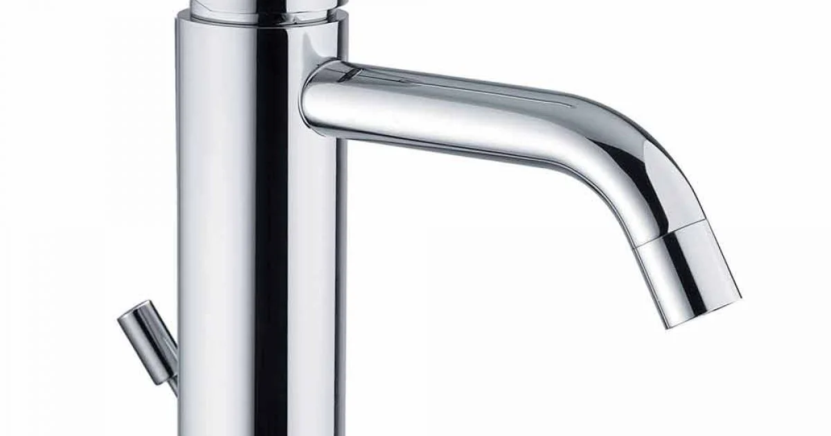 Miscelatore Lavabo Bagno Design Moderno in Ottone Cromato Made in Itlay - Liro