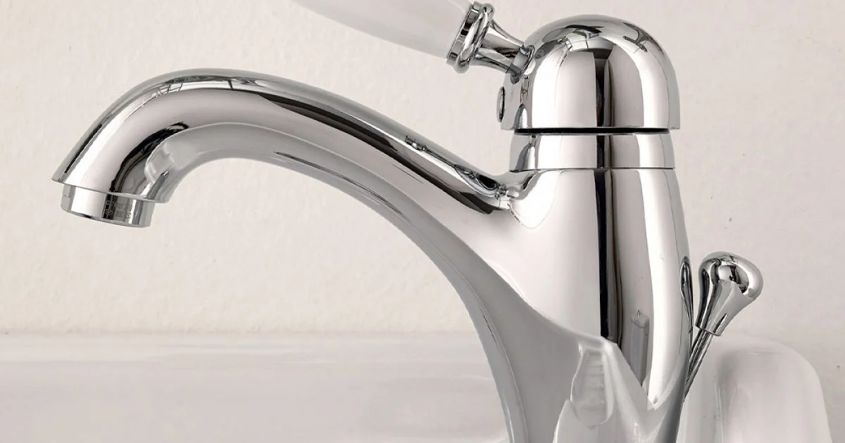 Miscelatore Lavabo Stile Classico in Ottone Fatto a Mano con Leva - Noriana