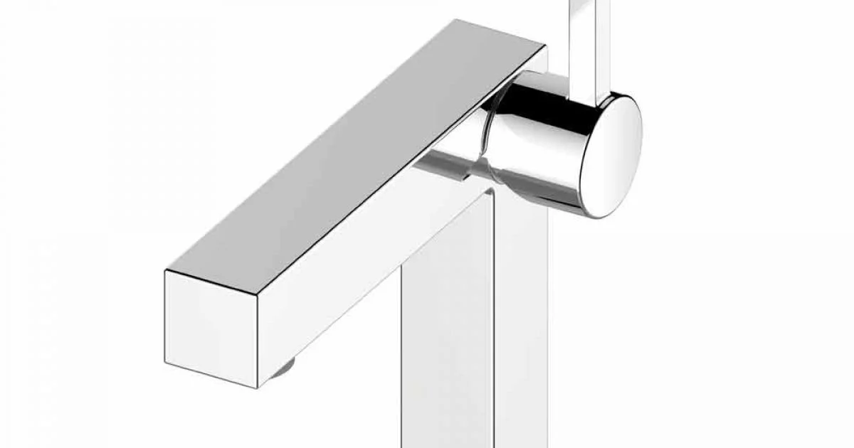 Miscelatore per Lavabo Bagno in Ottone Finitura Cromata, Alta Qualità - Girino