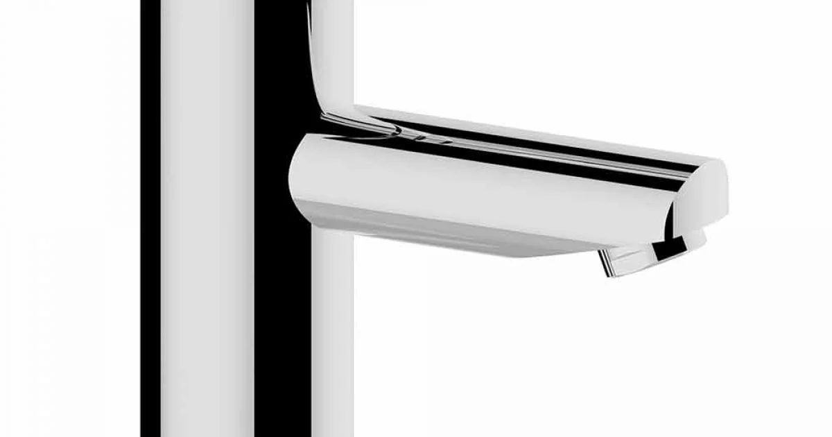 Miscelatore per Lavabo Bagno in Ottone Finitura Cromato, Design Pregiato - Zanio