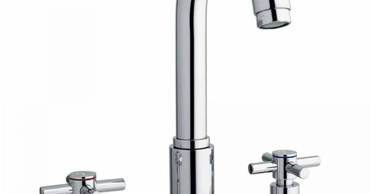 Miscelatore Moderno per Lavabo con Scarico in Ottone Cromo Made in Italy - Liro