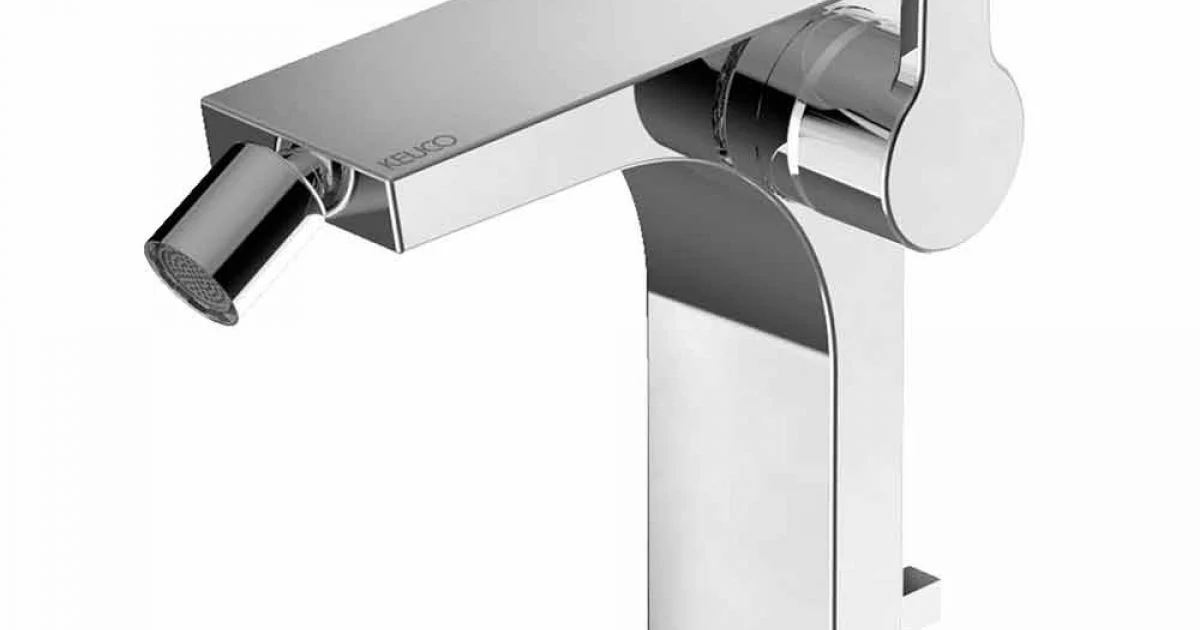 Miscelatore Monocomando per Bidet in Ottone con Scarico, Design Pregiato - Etto
