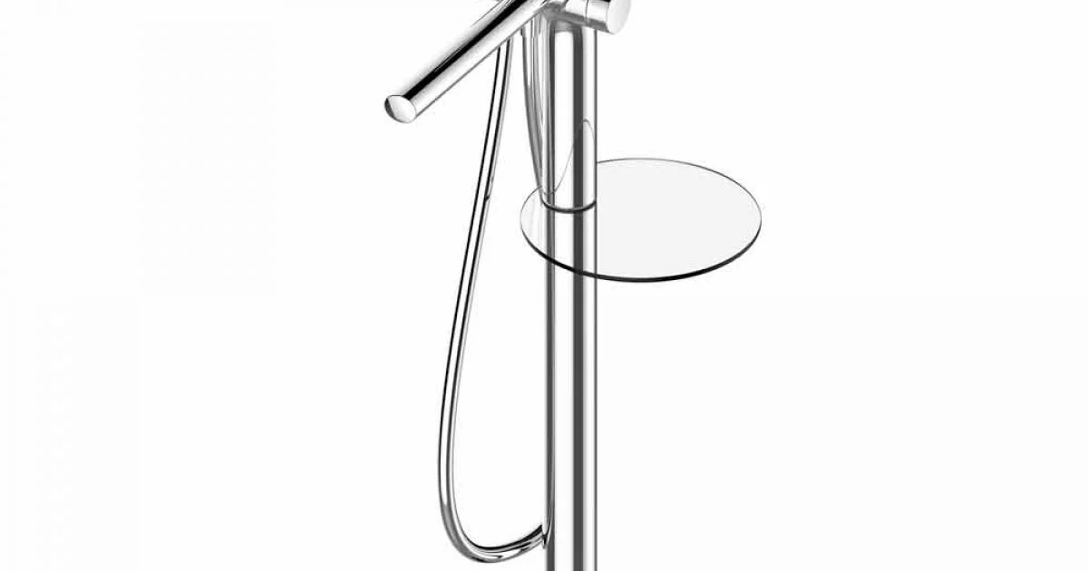 Miscelatore Monocomando per Vasca Freestanding con Doccetta in Ottone - Pinto