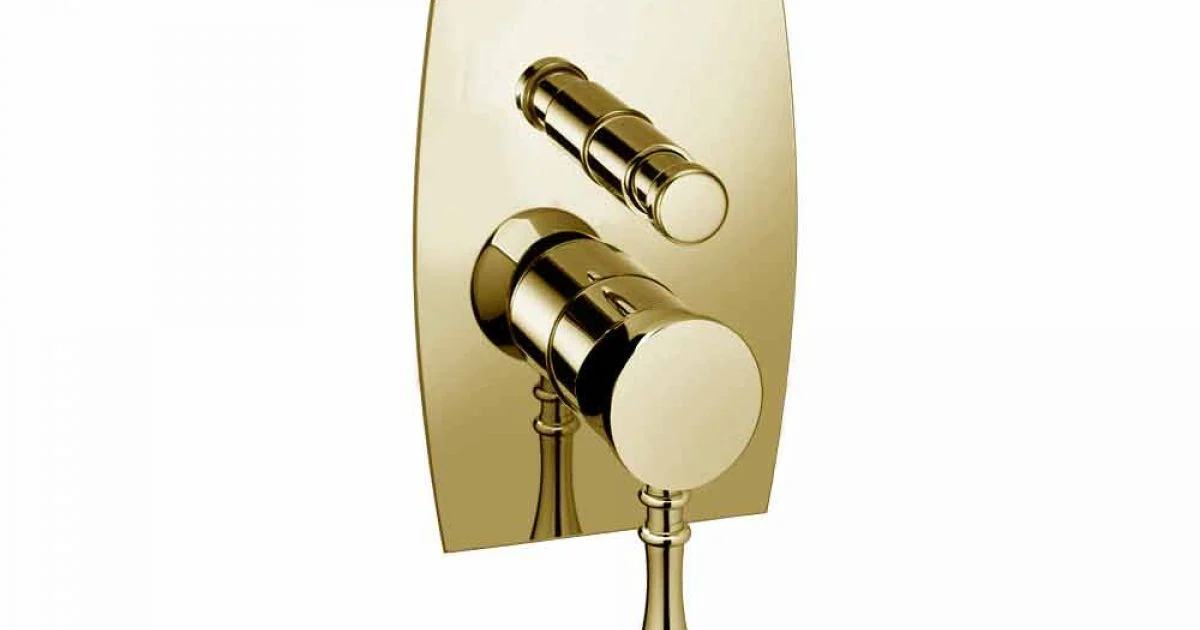 Miscelatore per Doccia o Vasca di Design in Ottone Made in Italy - Neno