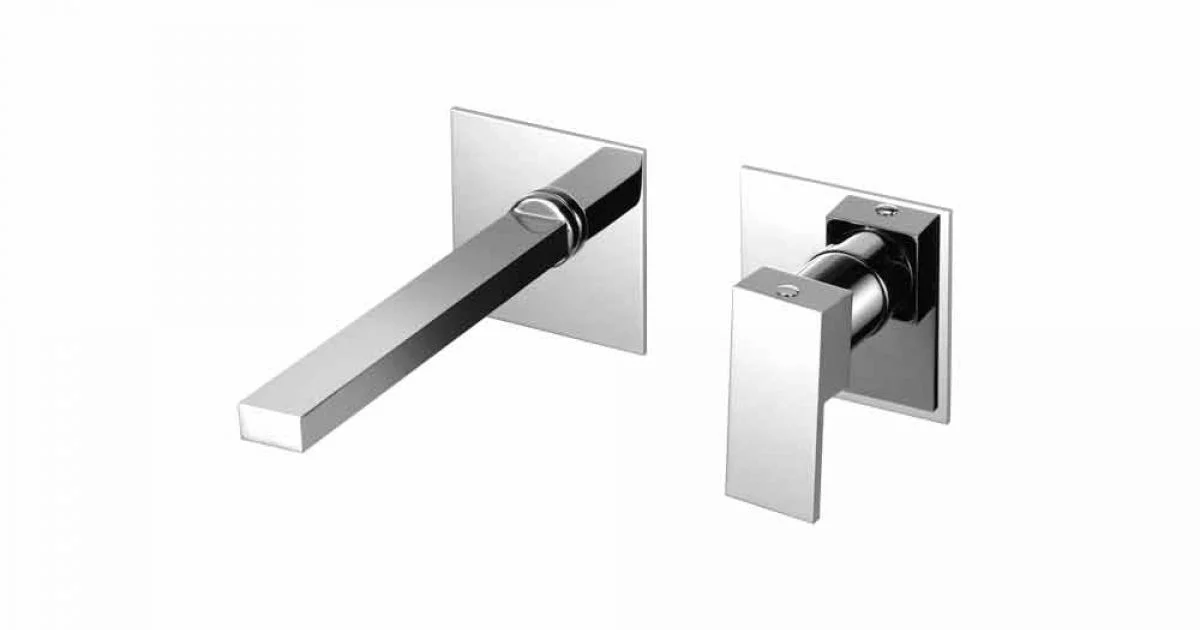 Miscelatore per Lavabo a Muro di Design Made in Italy - Panela
