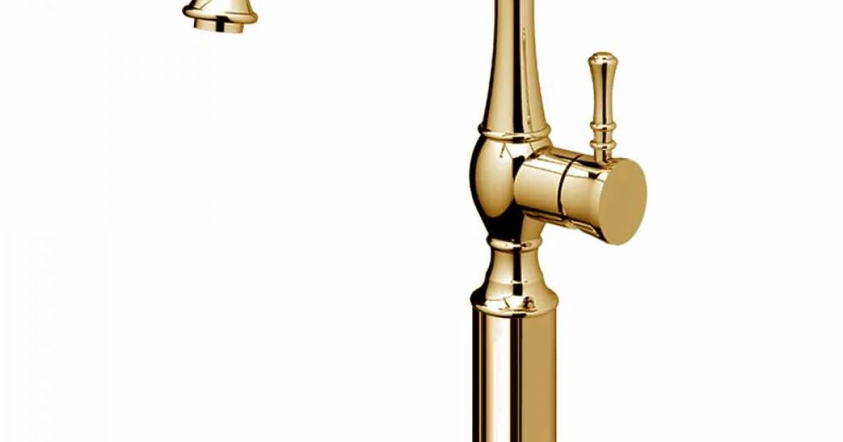 Miscelatore per Lavabo Bagno a Canna Alta Prolunga 13 cm Made in Italy - Neno