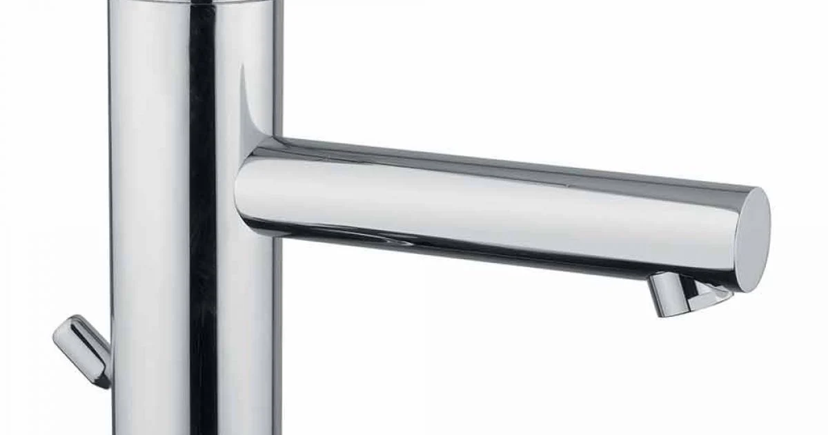 Miscelatore per Lavabo Bagno in Ottone Cromato Moderno Made in Italy - Ermia