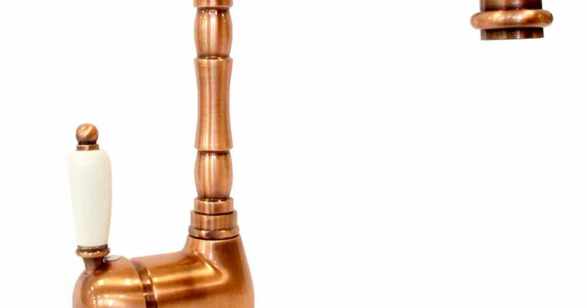 Miscelatore per Lavabo Cucina Design Classico in Ottone Made in Italy - Carmel