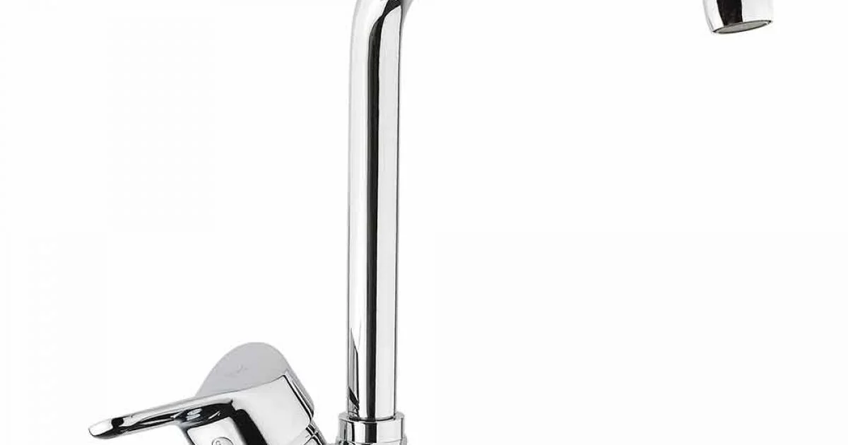Miscelatore per Lavabo Cucina in Ottone Cromato Orientabile Made in Italy - Cino