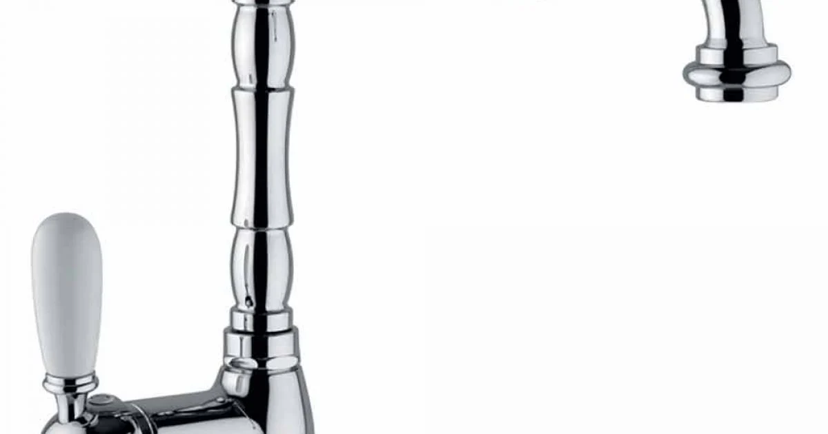 Miscelatore per Lavabo da Cucina Classico in Ottone Made in Italy - Adonis