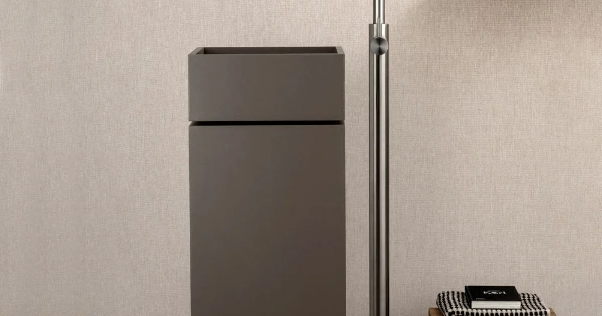Miscelatore per Lavabo da Terra in Acciaio AISI 316L Made in Italy - Artigli