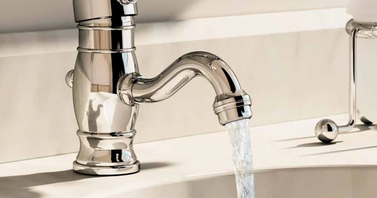 Miscelatore per Lavabo in Ottone Cromato Alto 150 mm Made in Italy - Binsu