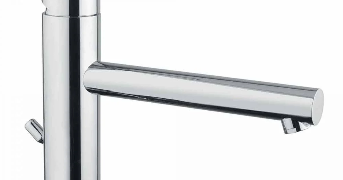 Miscelatore per Lavabo in Ottone Cromato con Scarico Made in Italy - Ermia