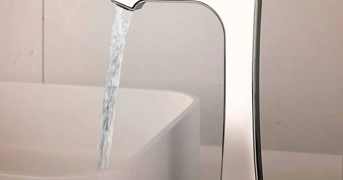 Miscelatore per Lavabo in Ottone Cromato di Design Made in Italy - Bonina