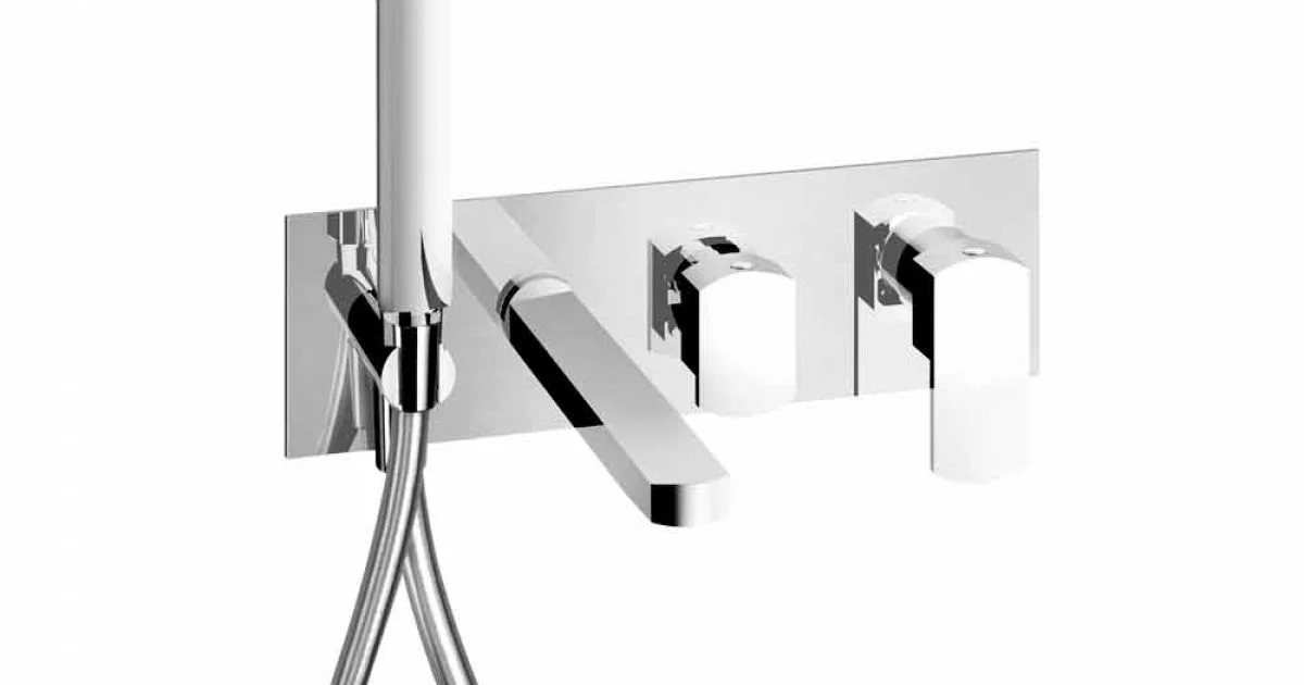 Miscelatore per Vasca ad Incasso Design Moderno in Ottone Made in Italy - Sika