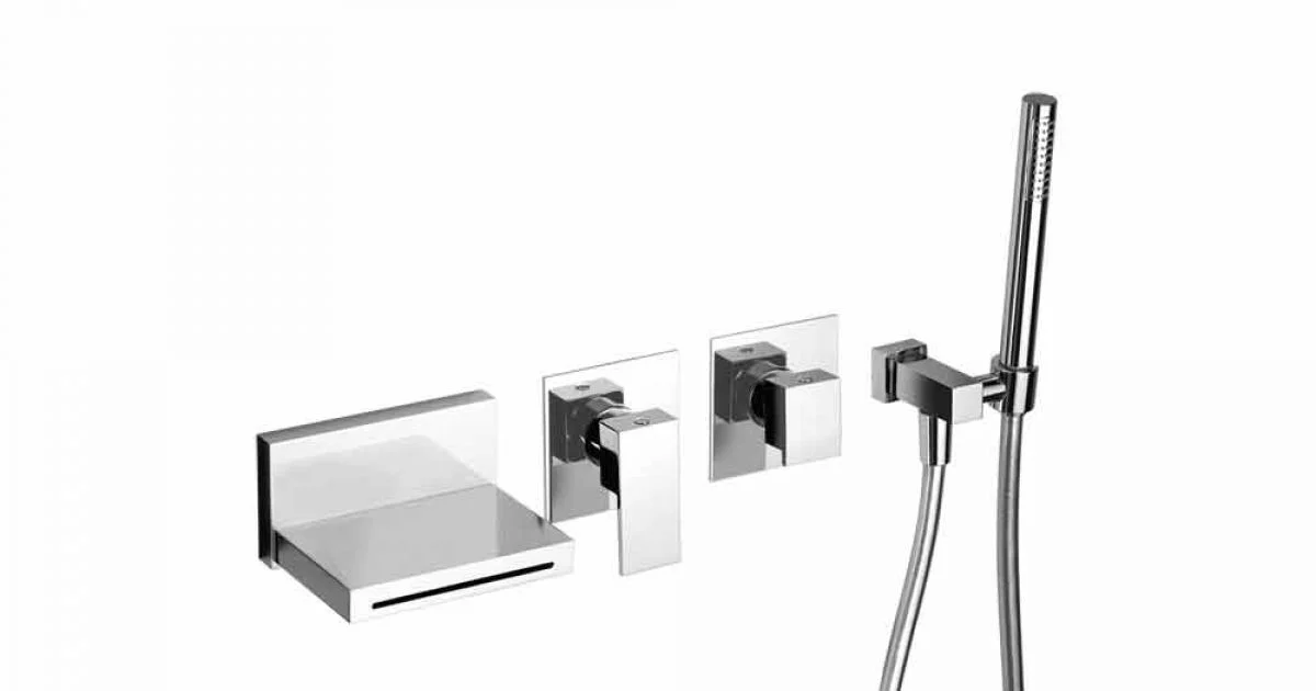 Miscelatore per Vasca da Bagno a Incasso di Design Made in Italy - Panela