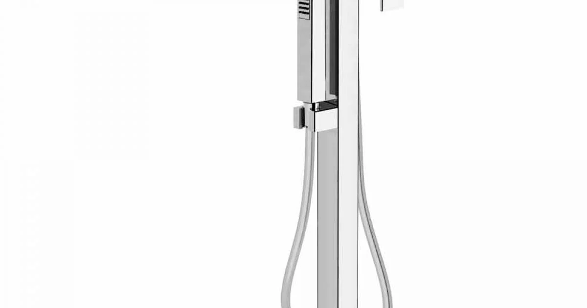 Miscelatore Per Vasca da Bagno a Pavimento Moderno Made in Italy - Pirio