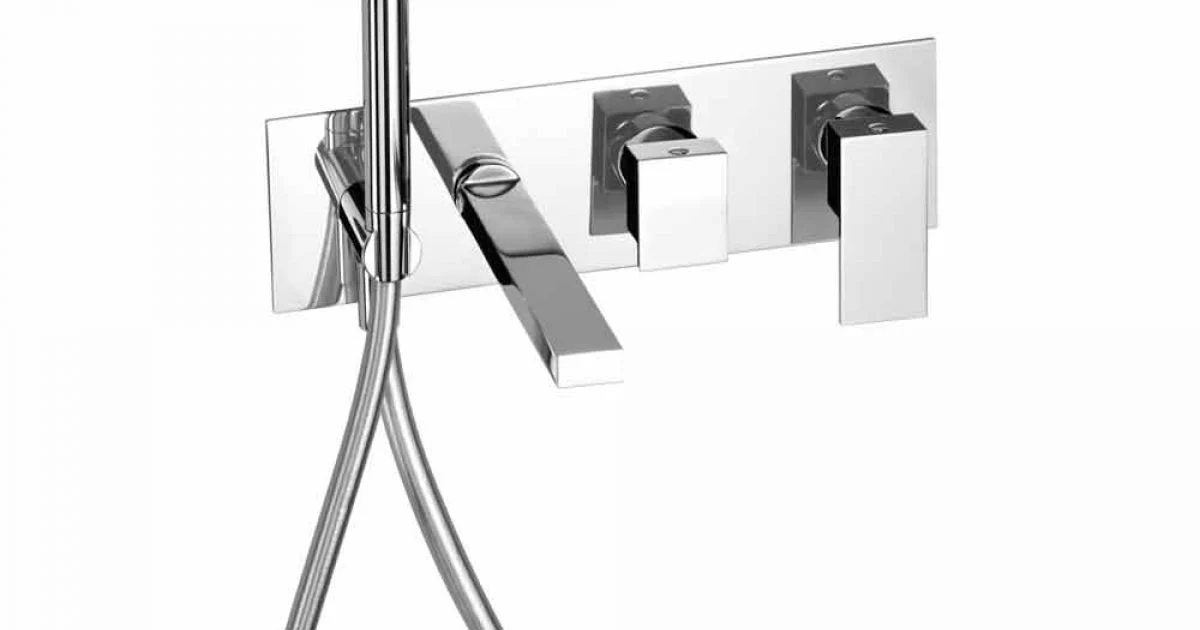 Miscelatore Vasca da Bagno da Incasso con Deviatore Made in Italy - Panela