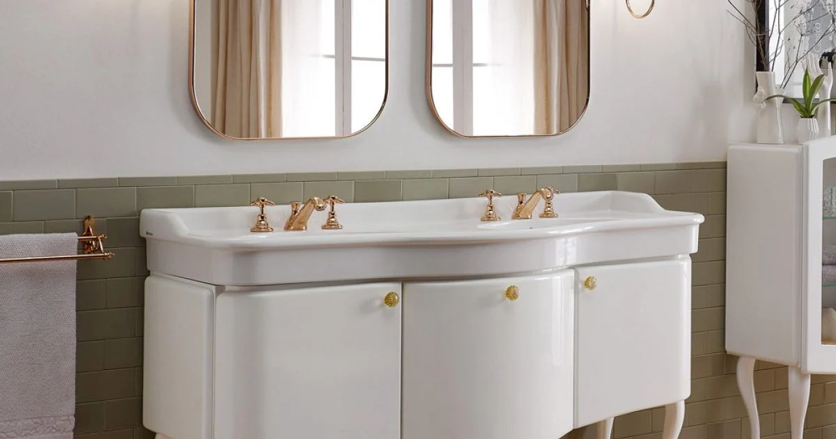 Mobile Bagno Monocolore con Lavabo in Ceramica Bianca - Candy
