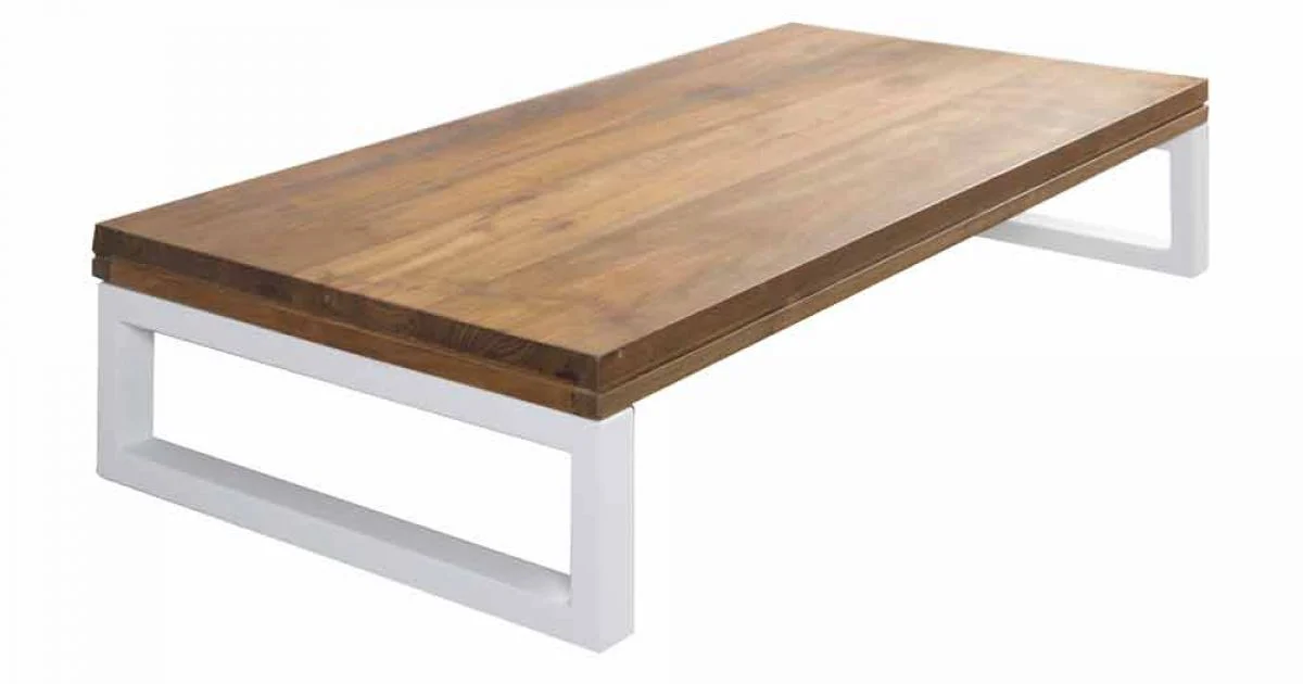 Mobile Bagno Sospeso in Teak con Portasalviette in Hi Macs® Bianco - Saverno