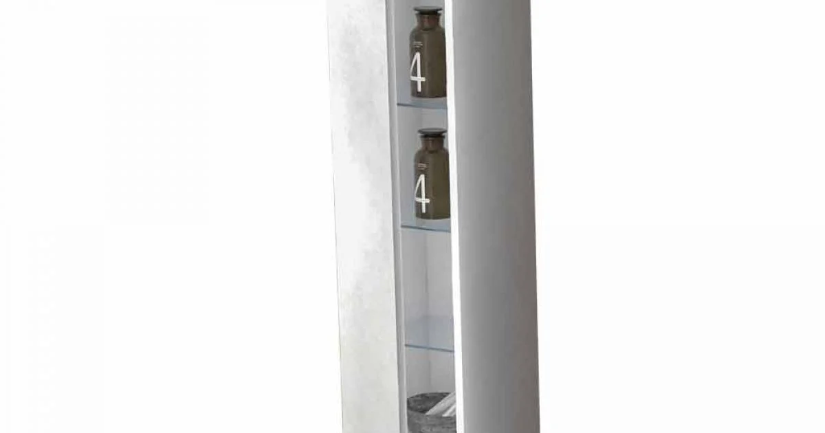 Mobile d'Arredo Bagno a Colonna 6 Ripiani con Anta in 4 Finiture - Antanta