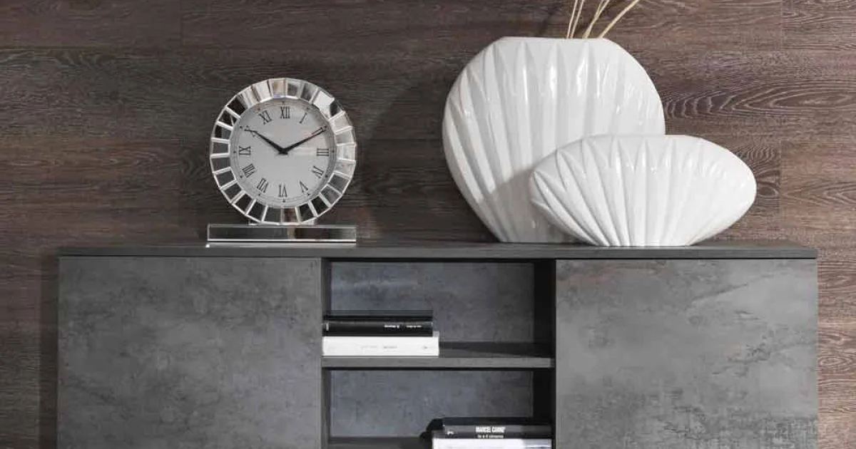 Mobile Porta Tv in Legno Nobilitato a Due Ante Moderno Made in Italy – Clemente