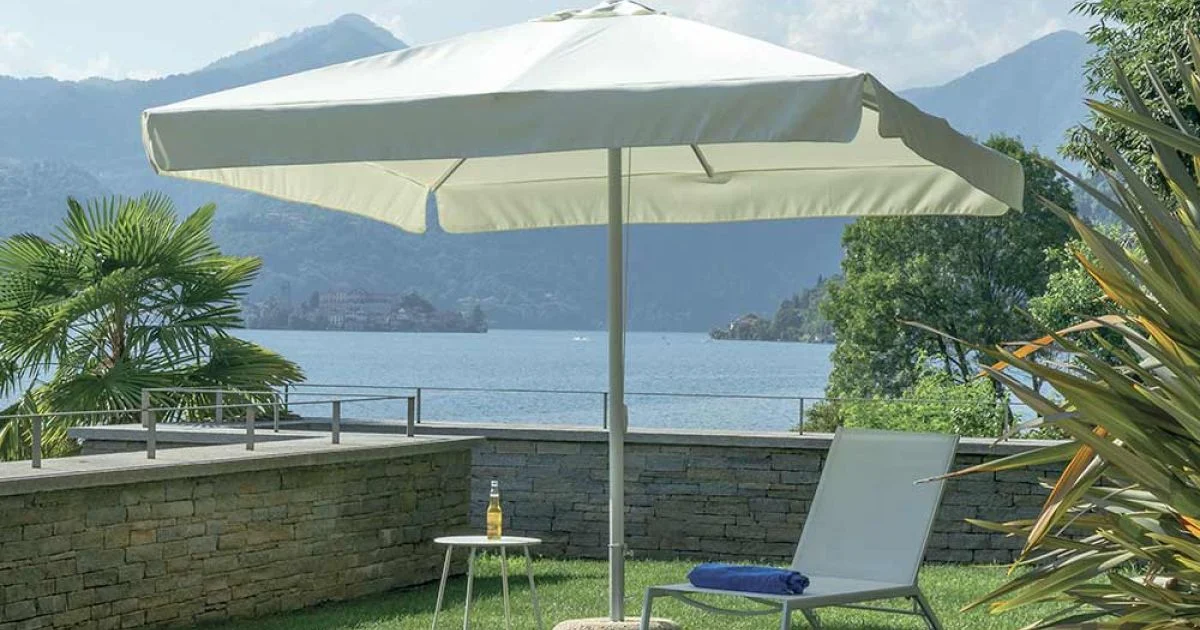 Ombrellone Quadrato 3x3 Metri in Poliestere Resinato - Arbor