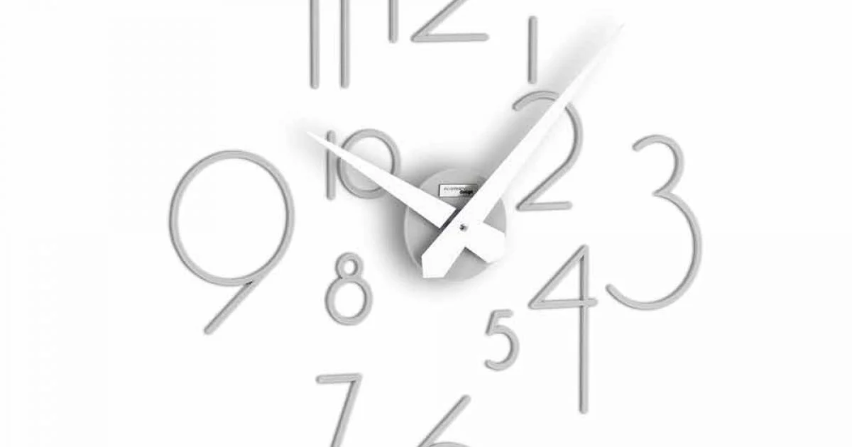 Orologio da muro design moderno Marte Big, fatto in Italia