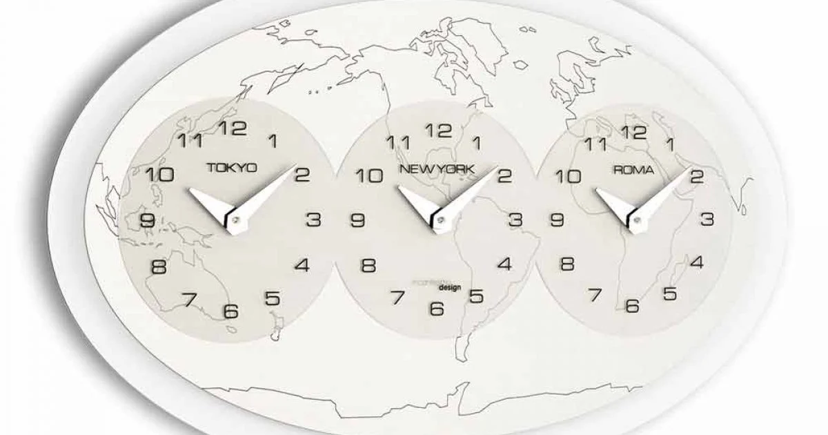 Orologio da muro moderno Zed Big, disegnato e realizzato in Italia