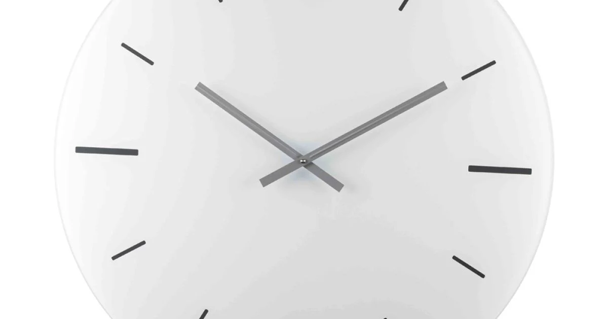 Orologio da Parete in Cristallo Acrilico Colorato Design Rotondo - Zaronte