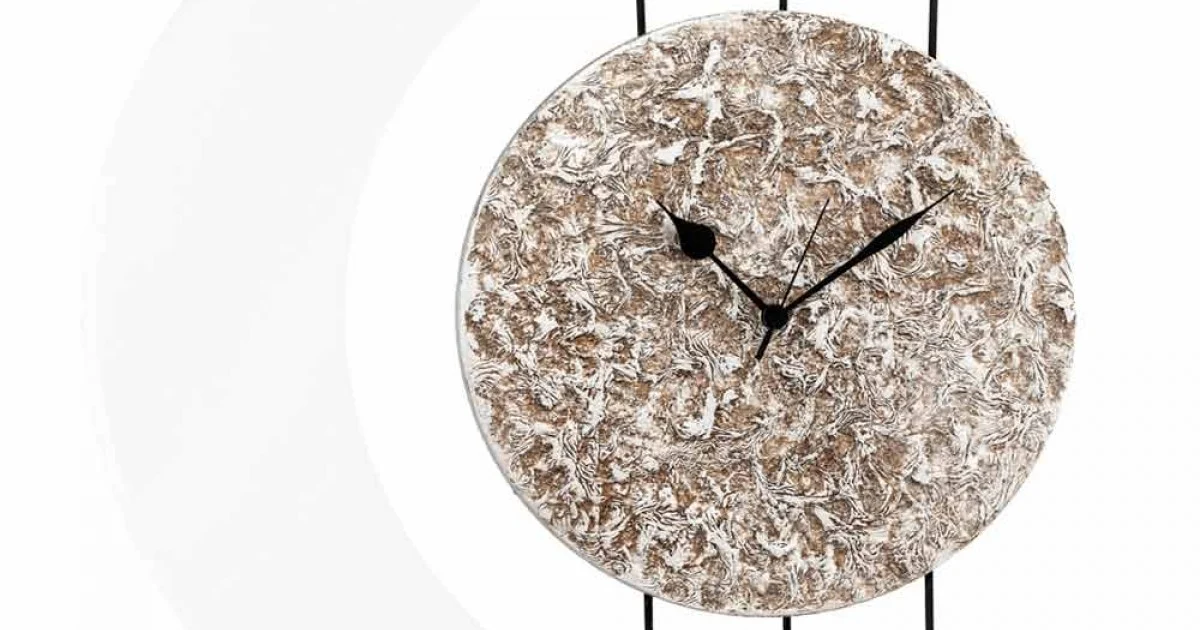 Orologio da parete sospeso su corde di design made in Italy Jilly