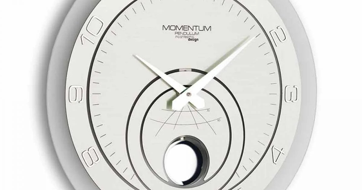 Orologio di design da parete Dininho Pendolo, design italiano