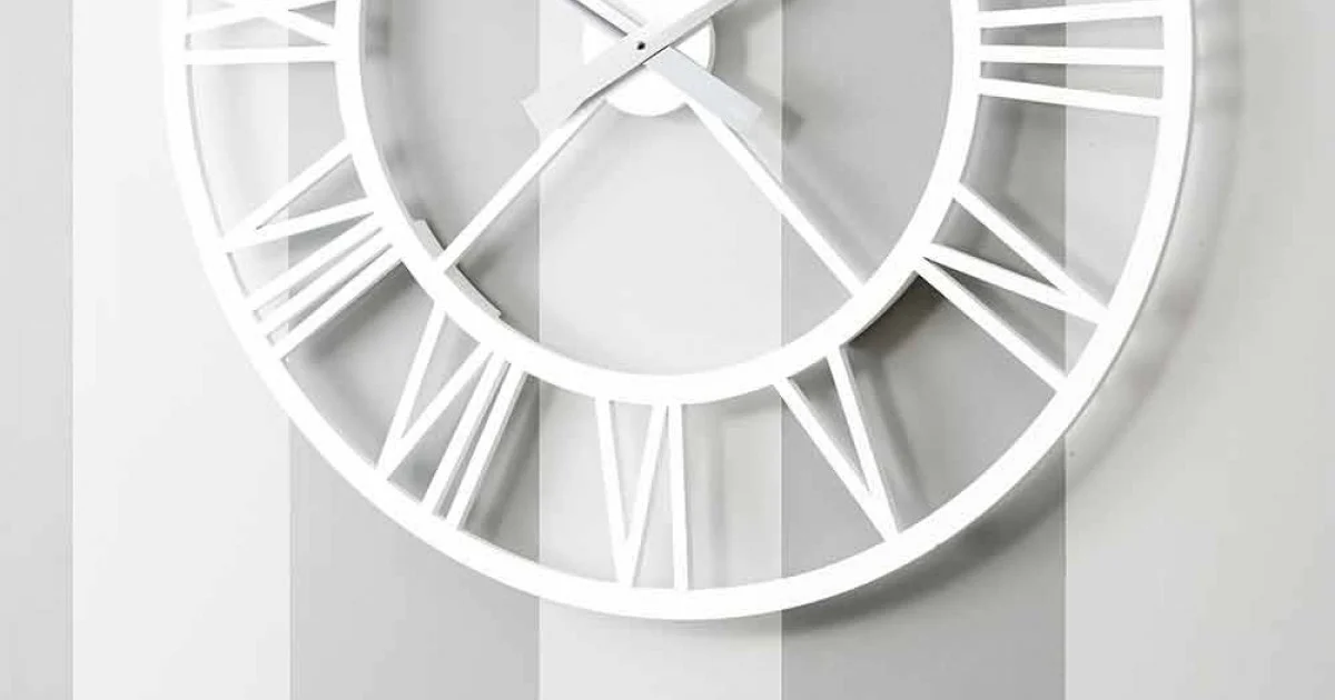 Orologio Grande da Parete Shabby Chic in Legno di Design Vintage - Arrigo